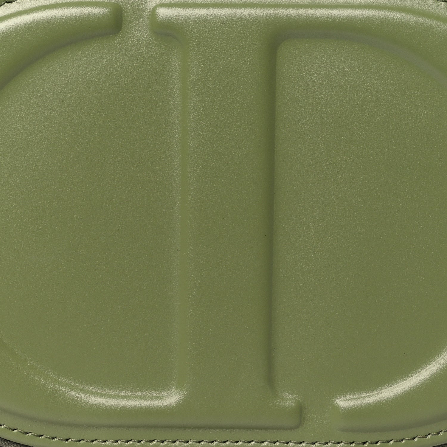 Christian Dior Calfskin CD Signature Oval Crossbody Camera Bag Green 9 of 11
