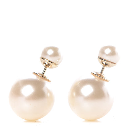 Christian Dior Pearl Mise En Dior Tribal Earrings 1 of 5