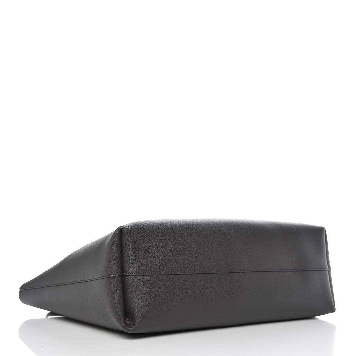 Calfskin Large Shopping Tote Asphalt