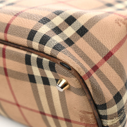 Burberry Haymarket Check Medium Regent Tote Chocolate 12 of 13