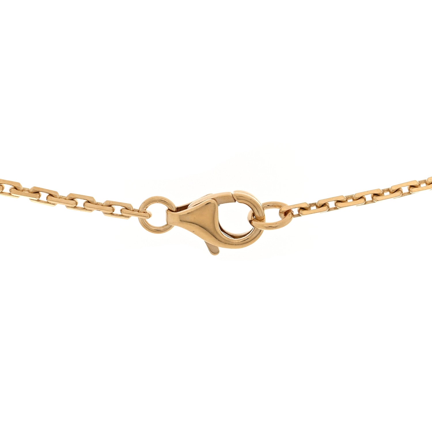 Cartier 18K Yellow Gold Diamond Interlocking LOVE Necklace 5 of 5