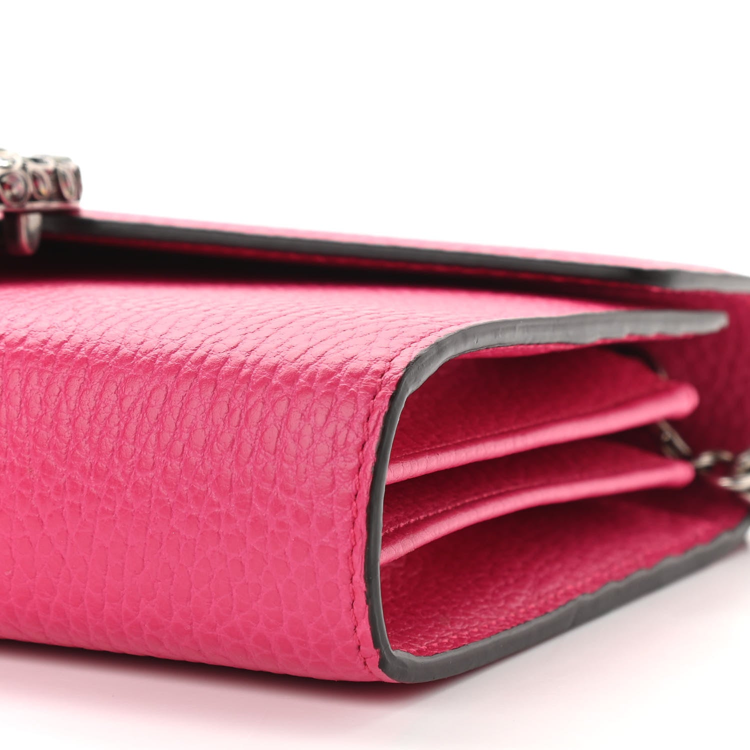 Gucci Dollar Calfskin Crystal Mini Dionysus Chain Wallet Box Pink 11 of 11