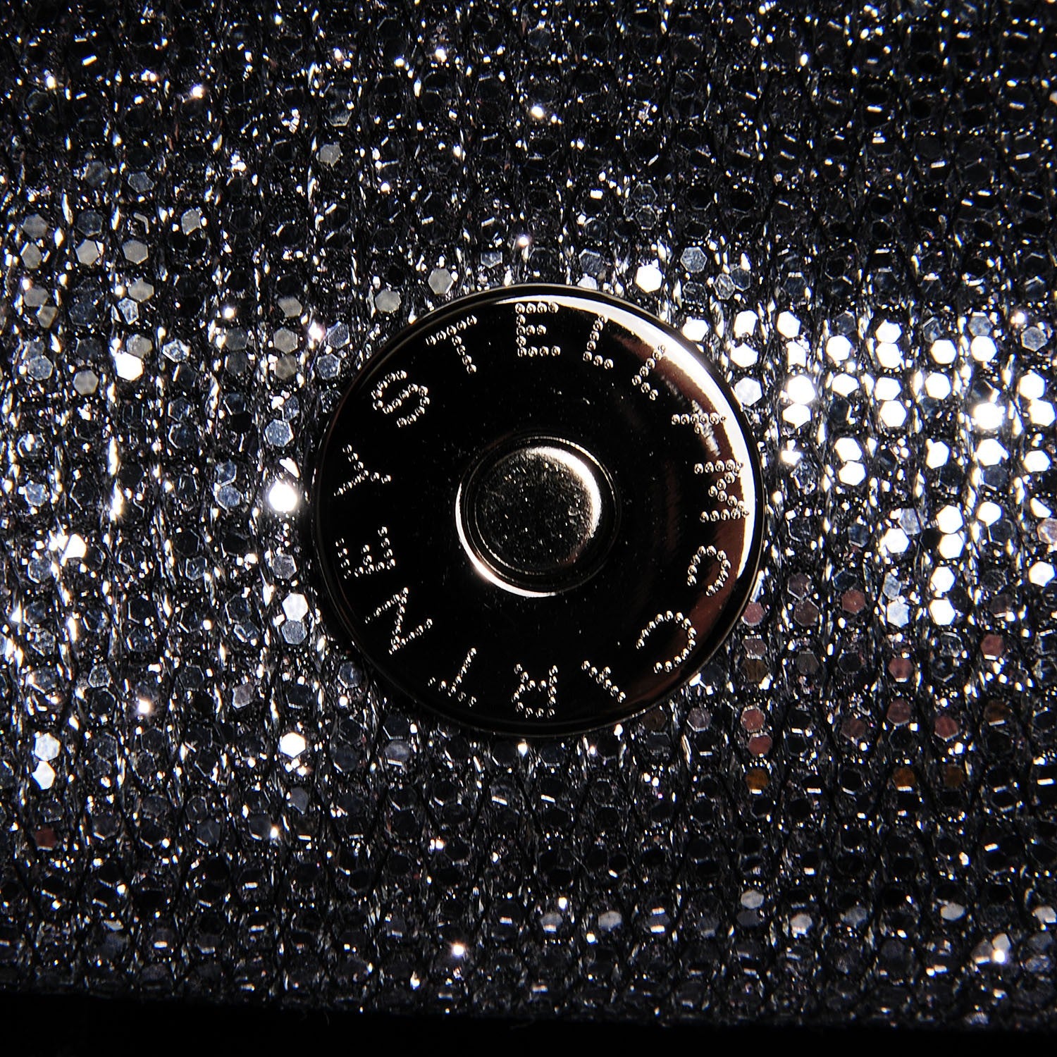 Stella McCartney Metallic Linen Falabella Grey 10 of 10