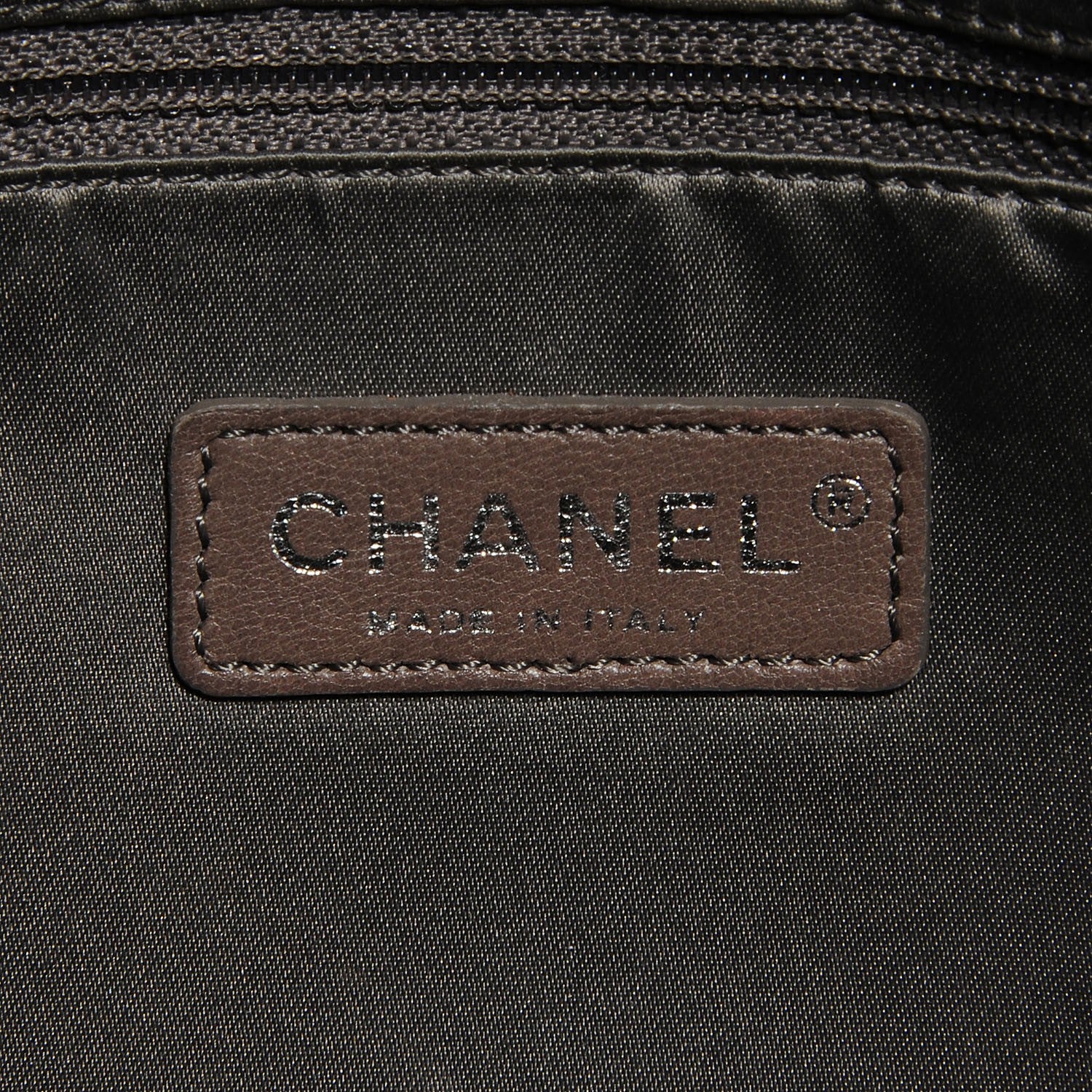 Chanel Metallic Crackled Calfskin Large Perforated Drill Flap Black 7 of 8