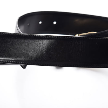 Gucci Calfskin Interlocking G Belt 80 32 Black 7 of 8