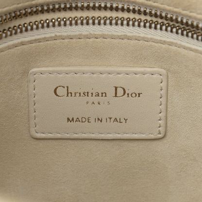 Christian Dior Embroidered Medium Lady Dior White Multicolor 10 of 21