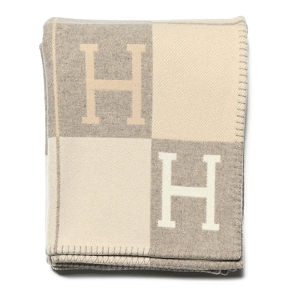 Hermes Wool Cashmere Avalon III Blanket Coco Camomille 1 of 3