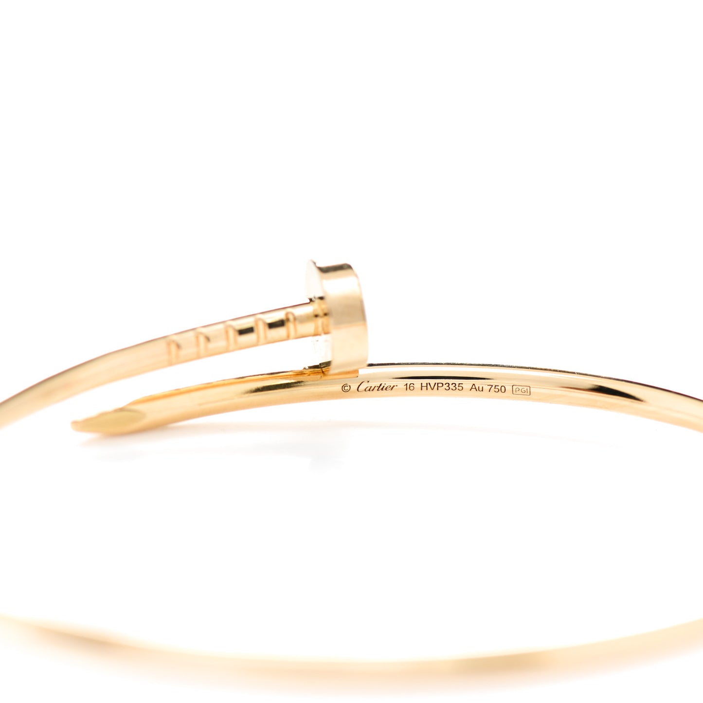18K Yellow Gold Small Juste Un Clou Bracelet 16