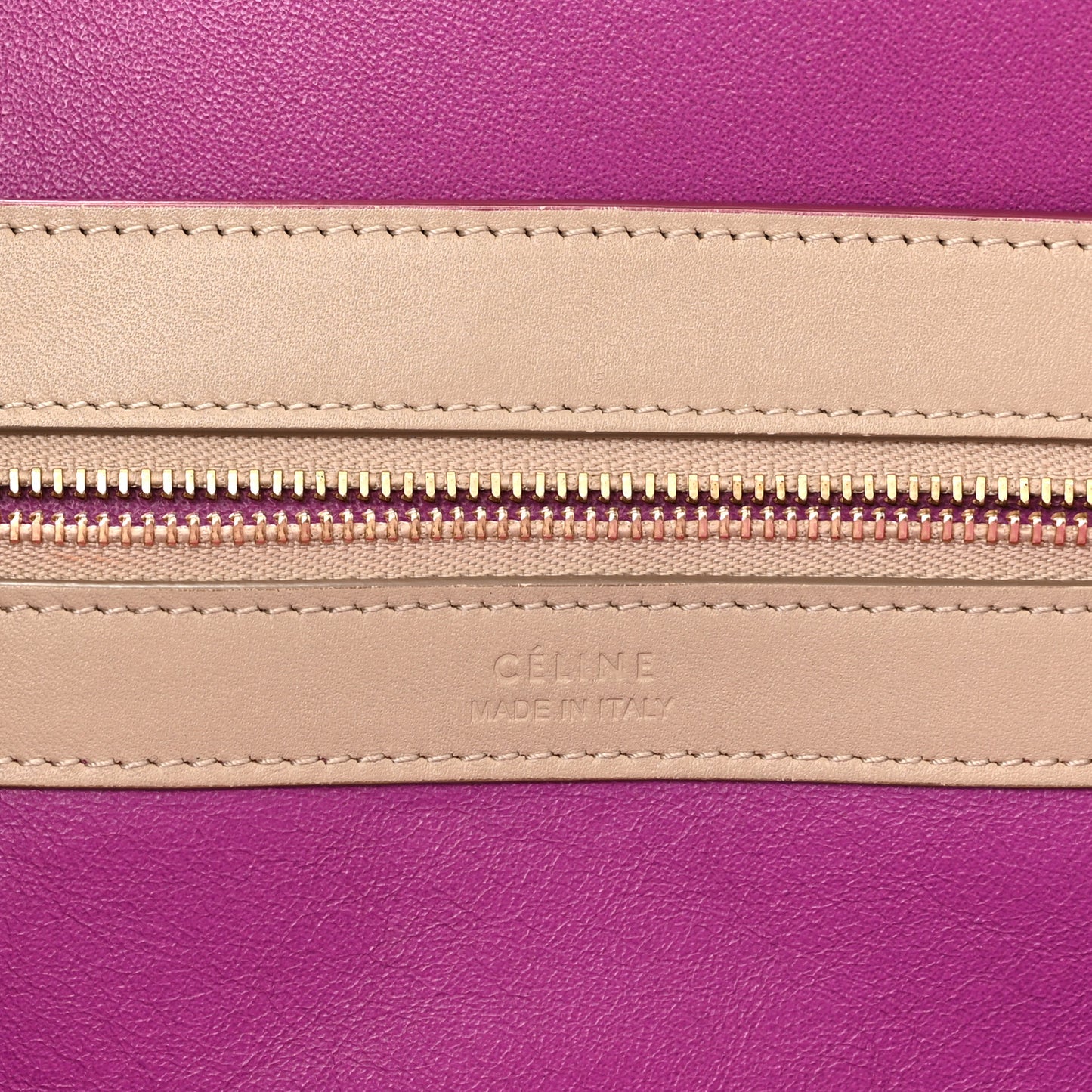 Smooth Calfskin Small Tassel Cabas Phantom Dune Magenta