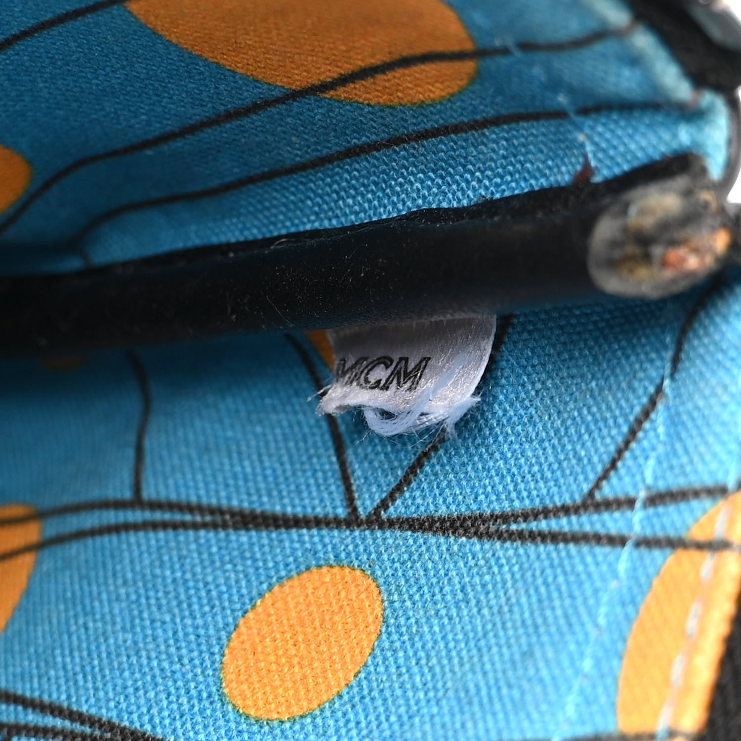 MCM Visetos Large Project Reversible Shopper Tote Munich Blue 10 of 18