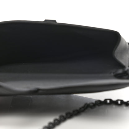 Christian Dior Ultra Matte Calfskin Nano Saddle Chain Pouch Black 6 of 9