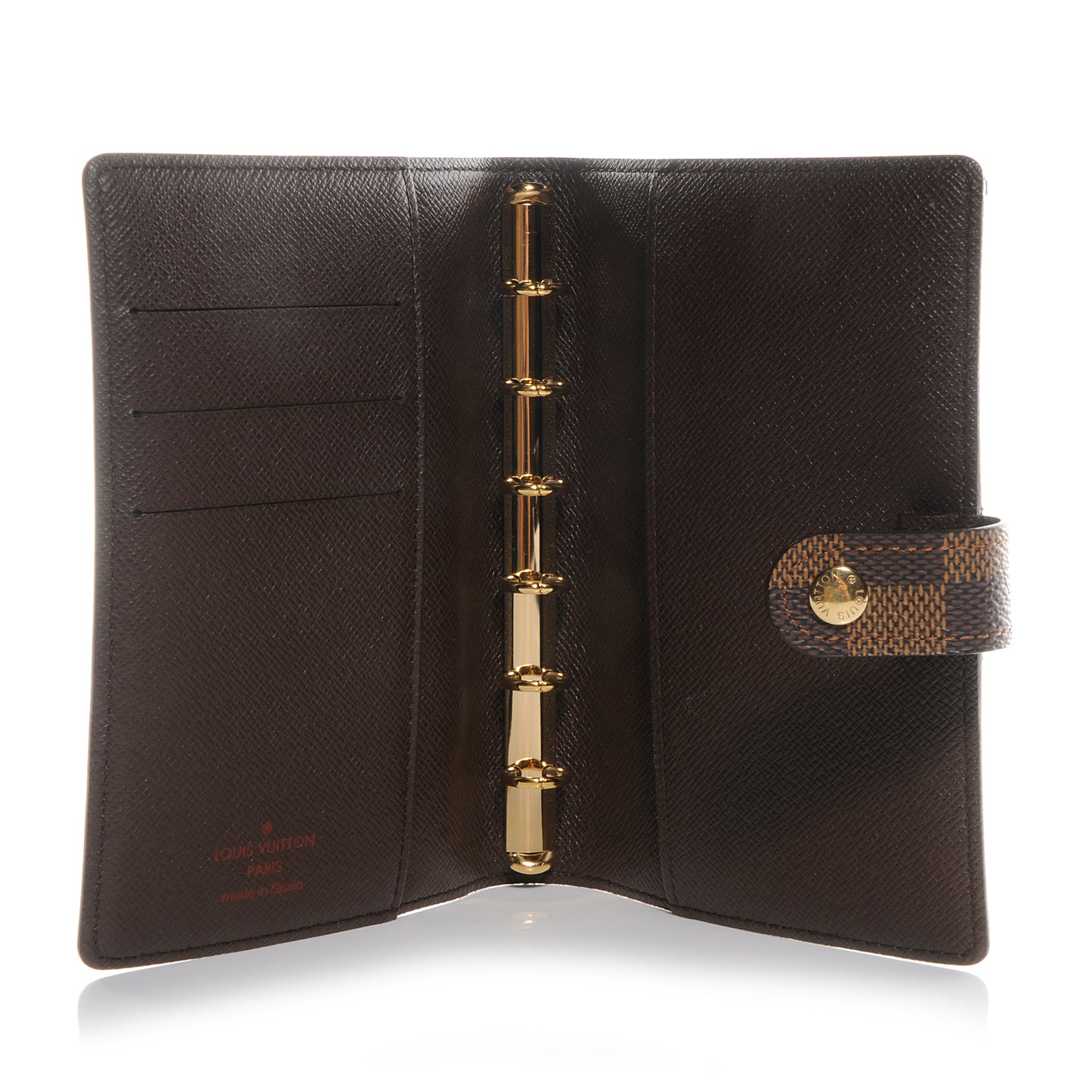 Damier Ebene Small Ring Agenda