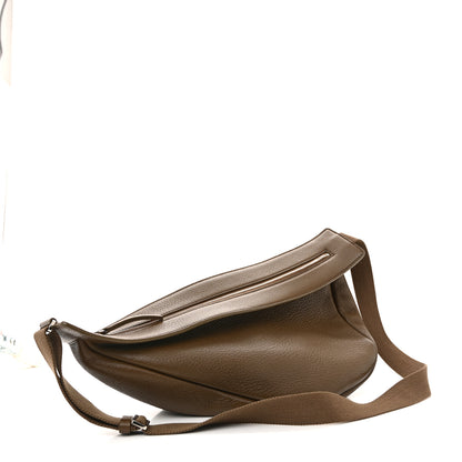 The Row Grained Calfskin Large Slouchy Banana Bag Brunette 3 of 11