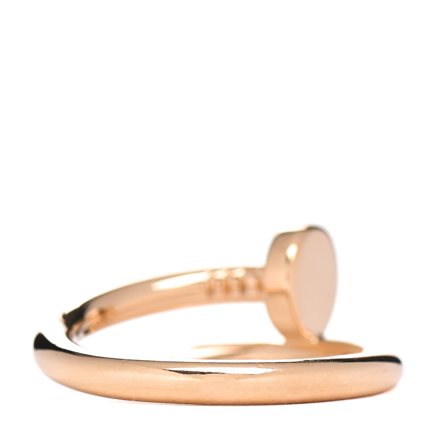 Cartier 18K Yellow Gold Juste Un Clou Ring 55 7.25 3 of 5