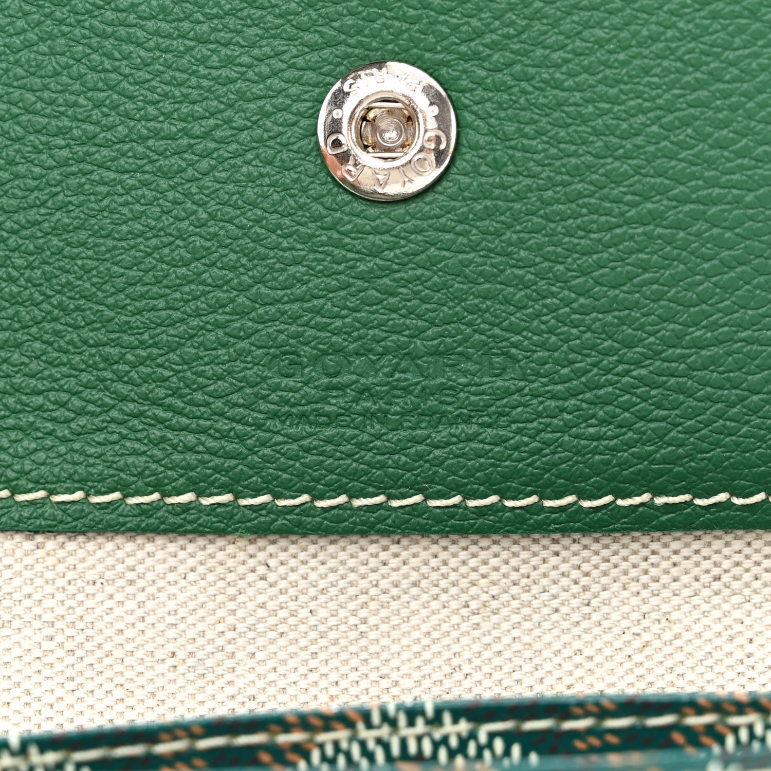 Goyard Goyardine Saint Louis GM Green 8 of 12