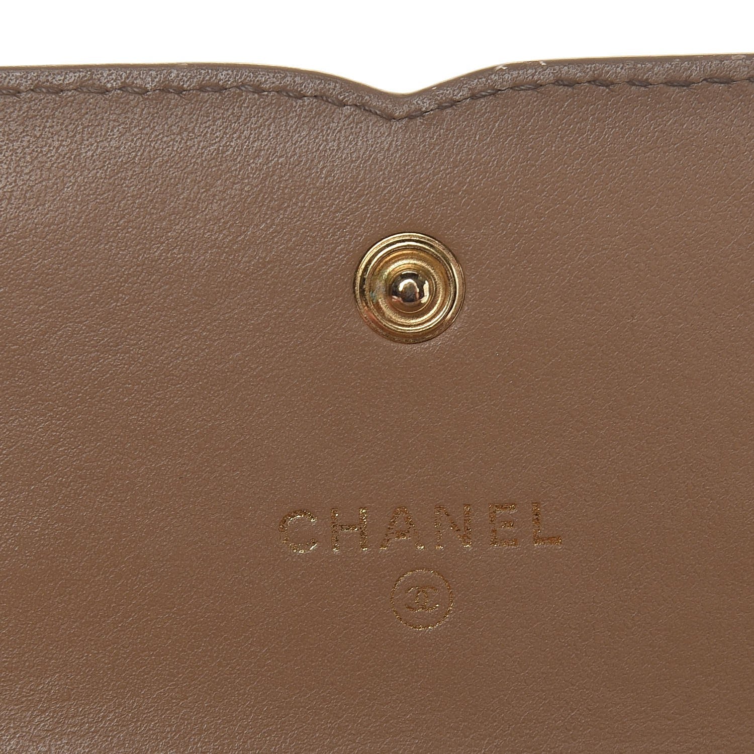 Chanel Caviar Quilted Medium Filigree Flap Wallet Beige 6 of 10