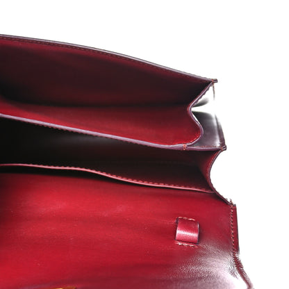 Celine Box Calfskin Teen Classic Box Flap Burgundy 5 of 10