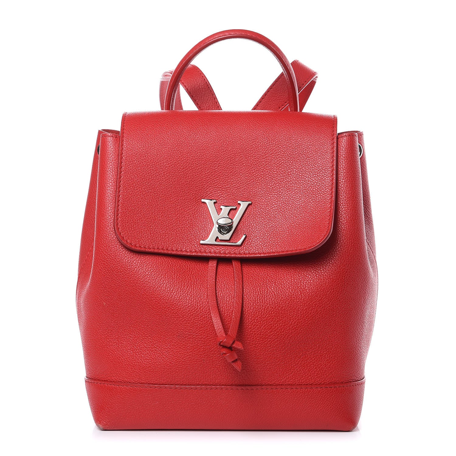 Louis Vuitton Soft Calfskin Lockme Backpack Rubis 1 of 17