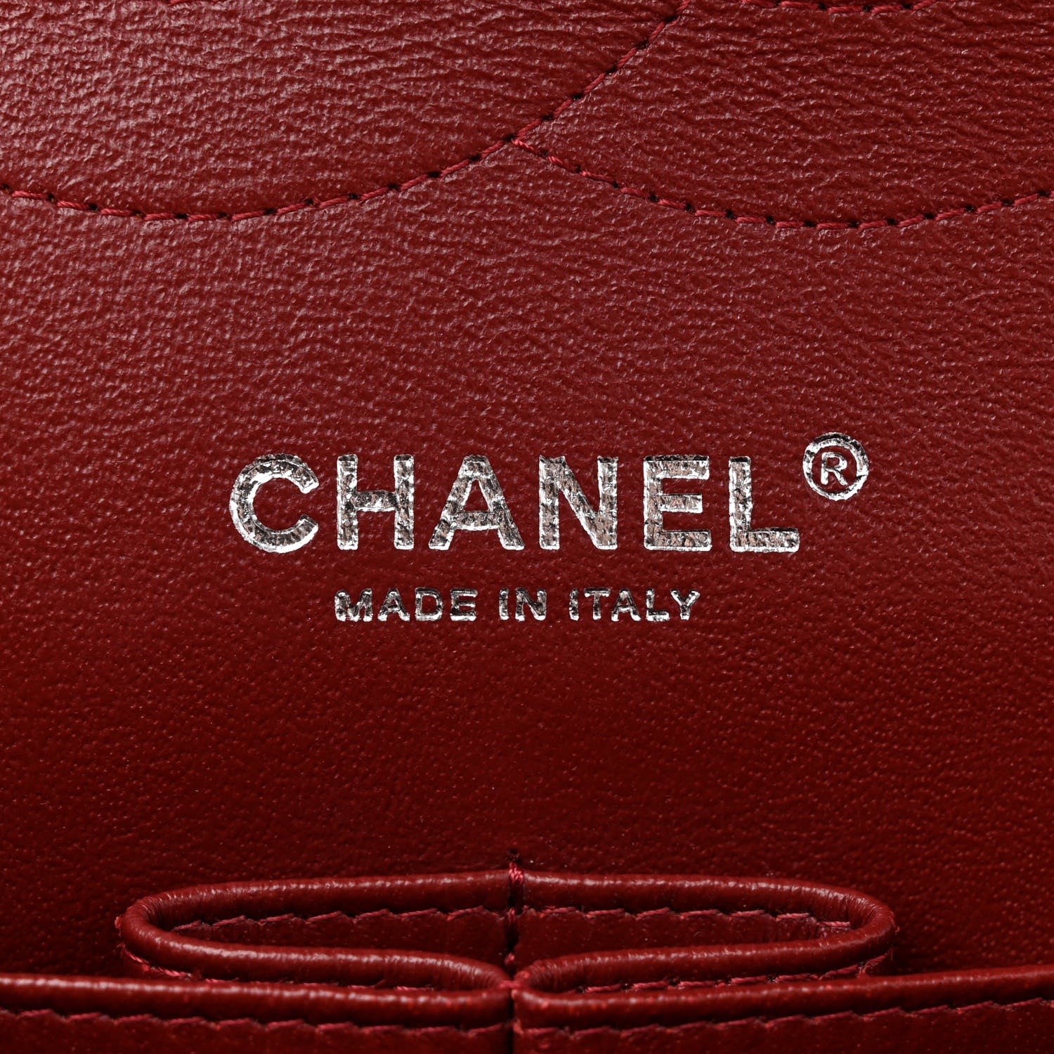 Chanel Caviar Quilted Jumbo Double Flap Dark Red 6 of 12