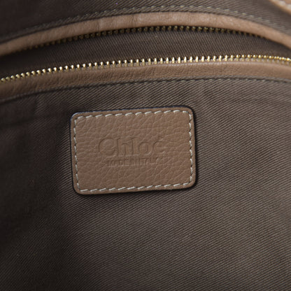 Chloe Calfskin Large New Marcie Tote Nut 8 of 11