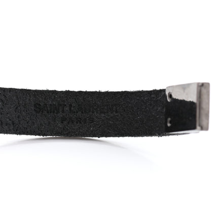 Saint Laurent Calfskin Opyum Bracelet M Black 4 of 5