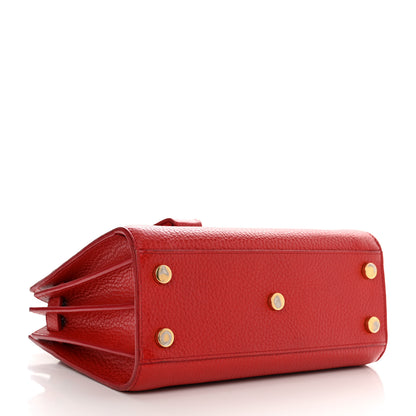 Saint Laurent Grained Calfskin Nano Sac De Jour Lipstick Red 4 of 13