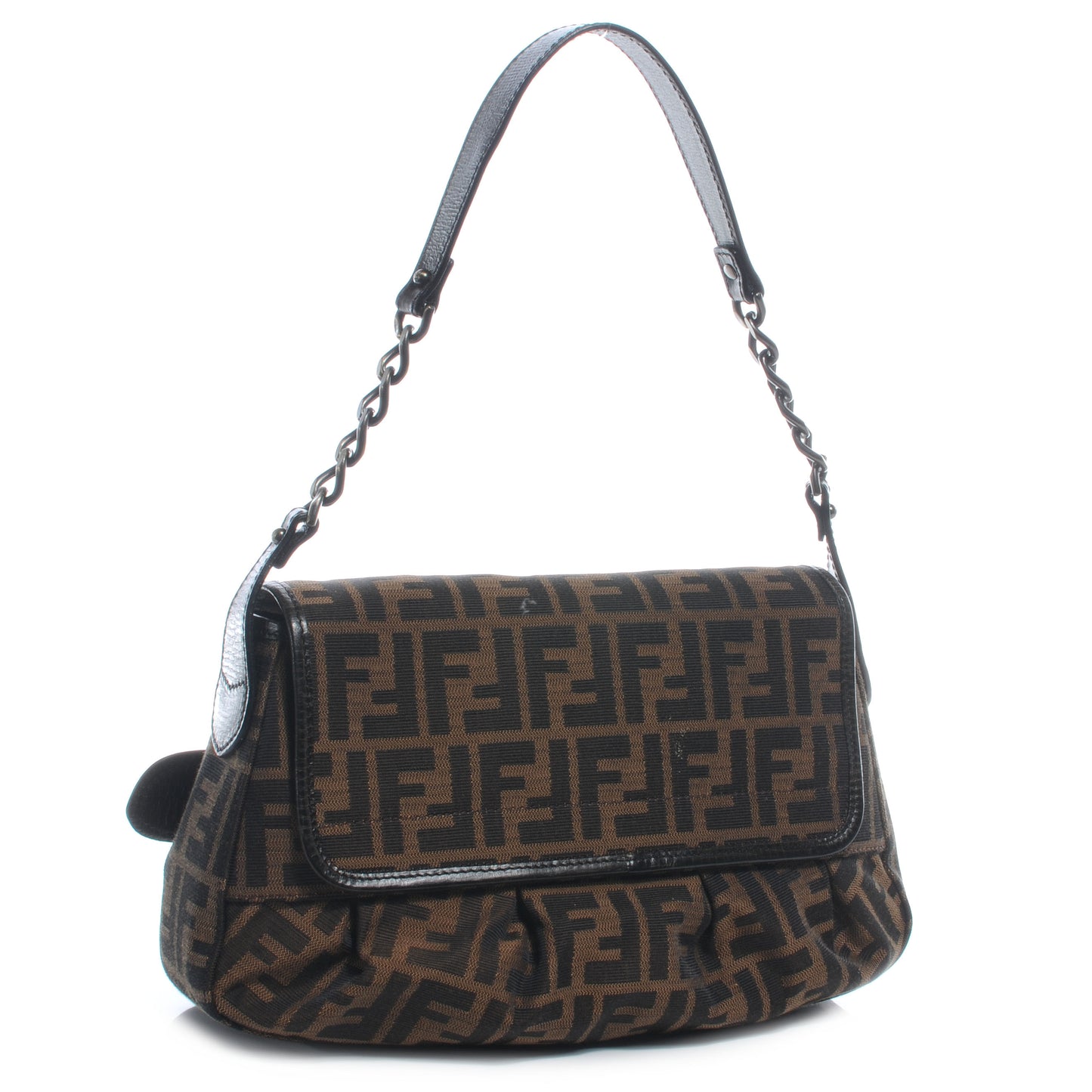 Zucca B Bis Flap Bag Tobacco Castagna