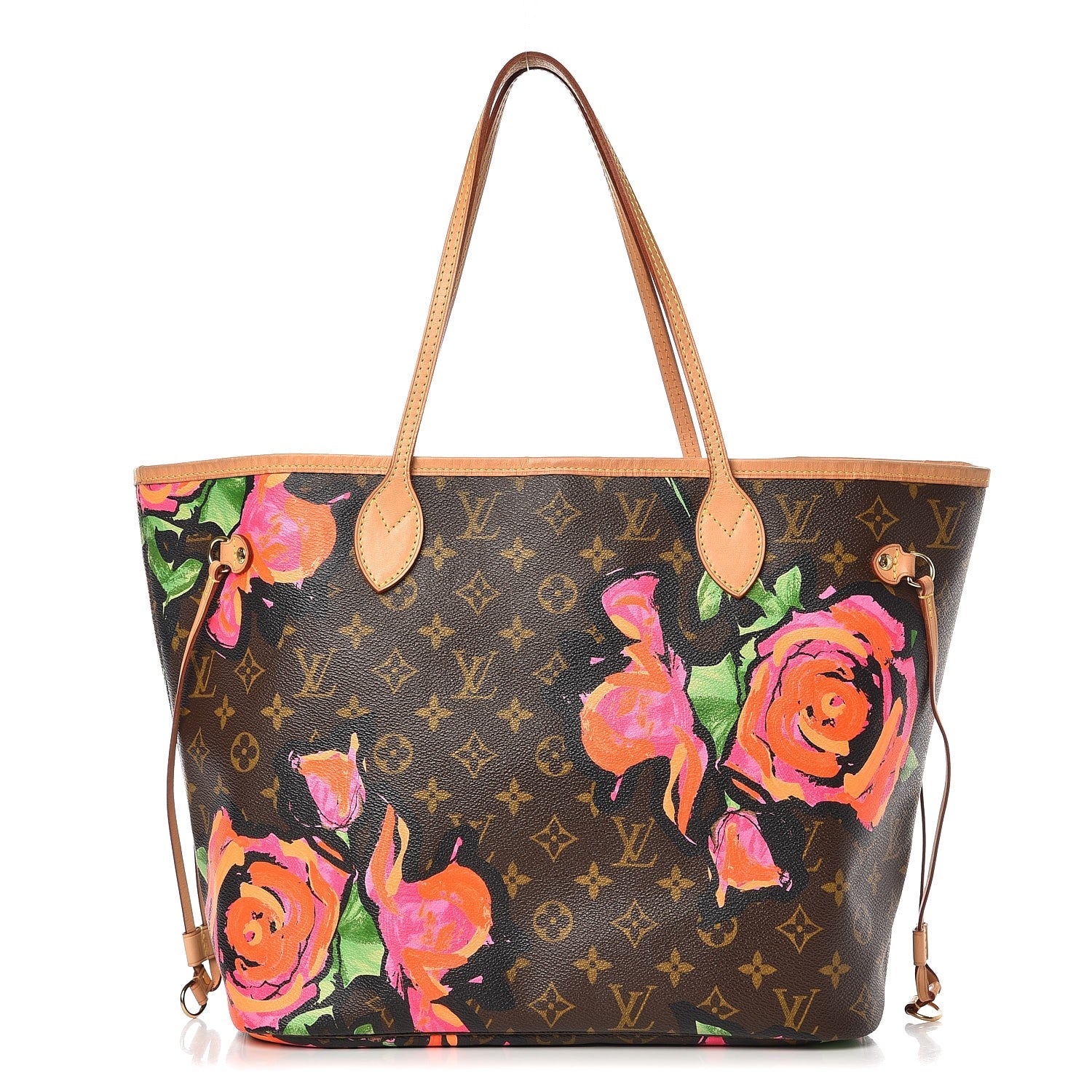 Louis Vuitton Monogram Roses Neverfull MM 1 of 12