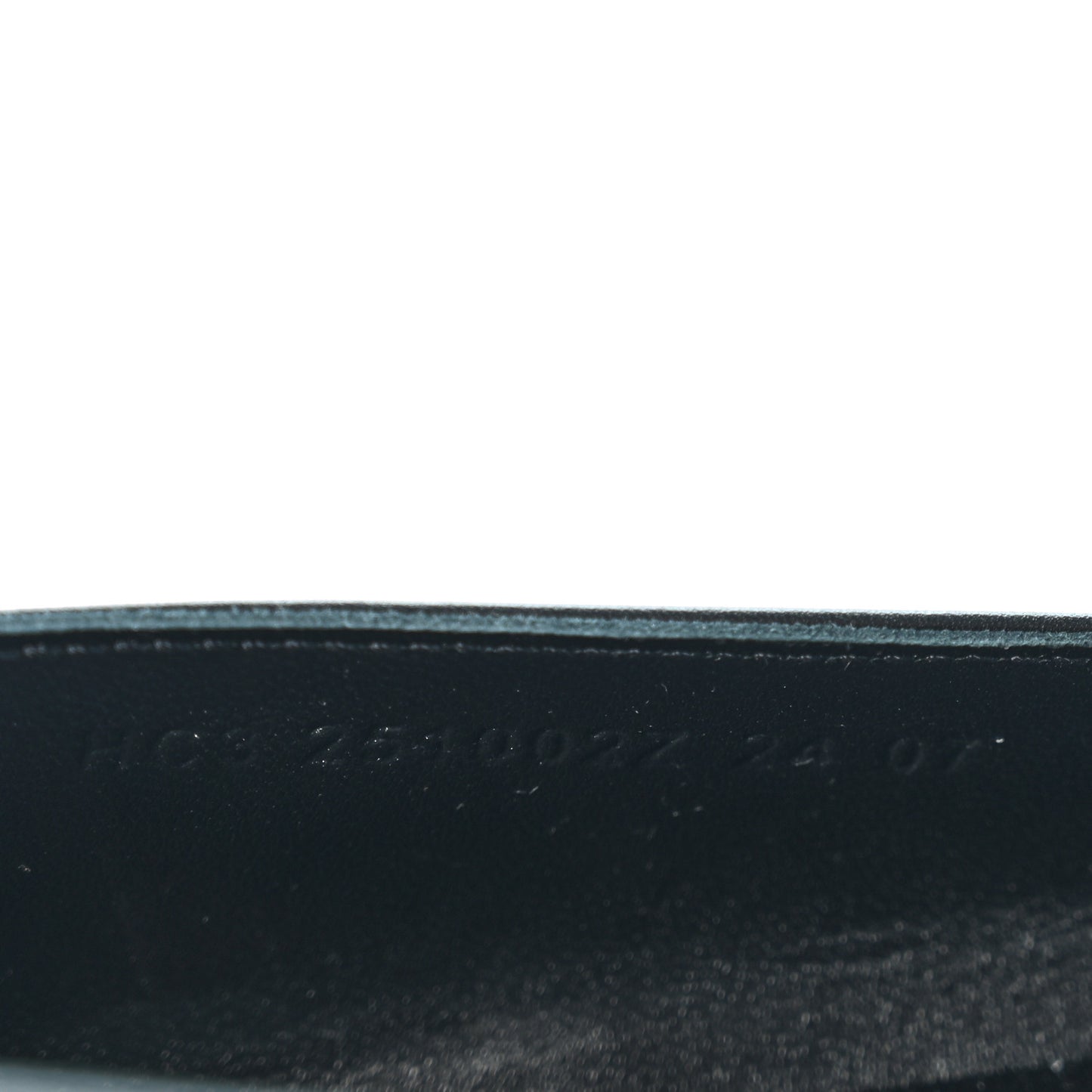 Calfskin Kelly Ballet Flats 39 Black