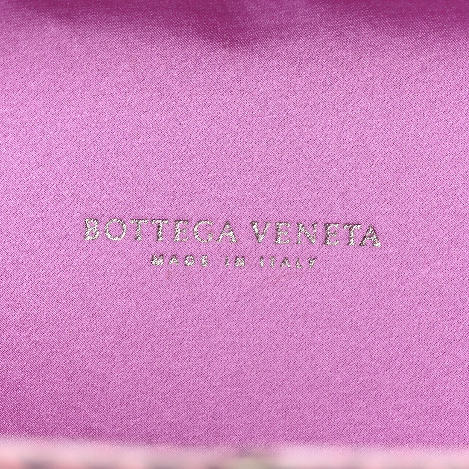 Bottega Veneta Satin Intreccio Impero Ayers Knot Clutch Orchid 6 of 9