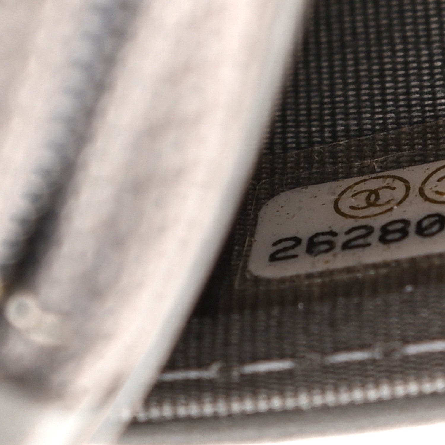 Chanel Caviar Quilted Boy Wallet On Chain WOC Grey 8 of 10