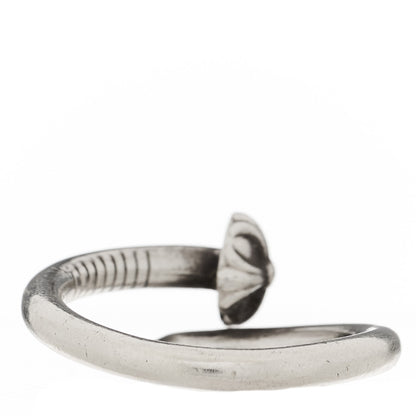 Chrome Hearts Sterling Silver Cross Ball Nail Ring 62 10 5 of 7