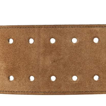 Louis Vuitton Suede Wide Waist Belt 75 30 Brown 3 of 8