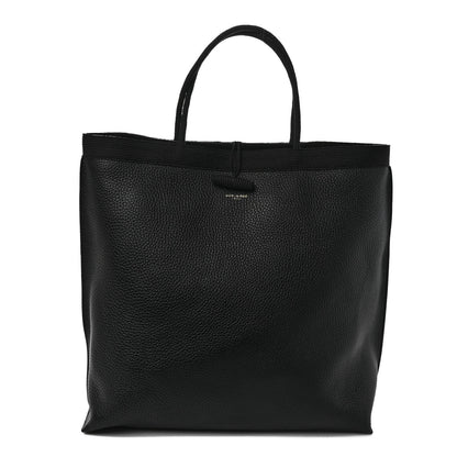 Saint Laurent Grained Calfskin Patti Tote Black 1 of 8