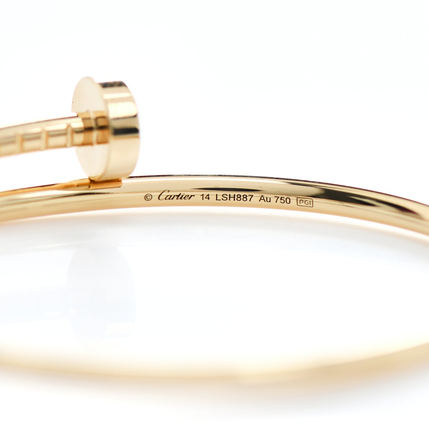 18K Yellow Gold Small Juste Un Clou Bracelet 14