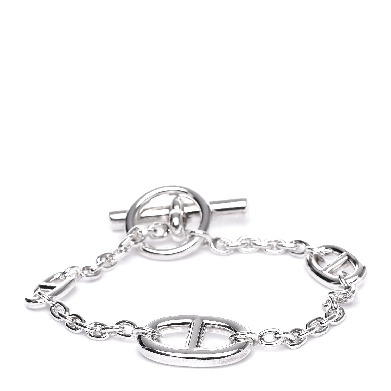 Hermes Sterling Silver Farandole Bracelet ST 1 of 6