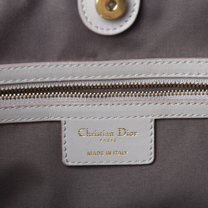 Christian Dior Coated Canvas Cannage Small Panarea Tote Grey 8 of 10