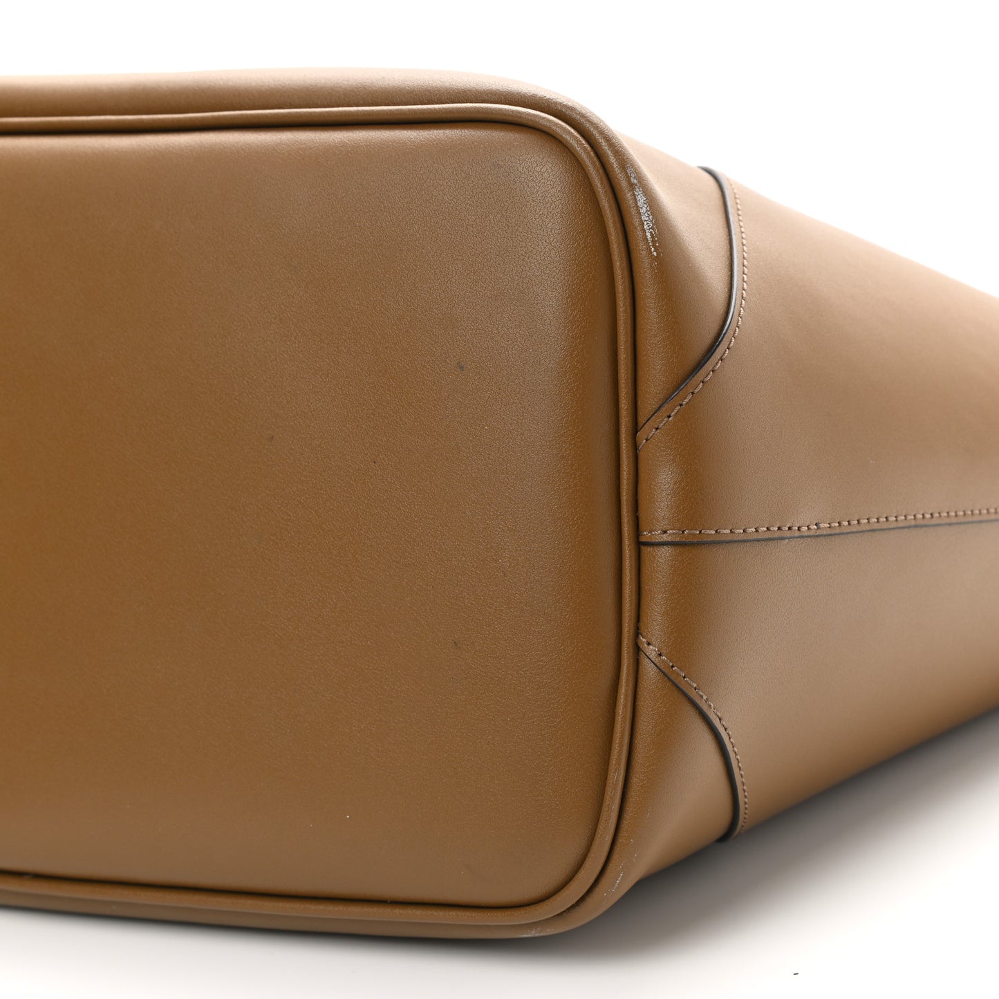 Smooth Calfskin Wing Shopper Tote Military Green