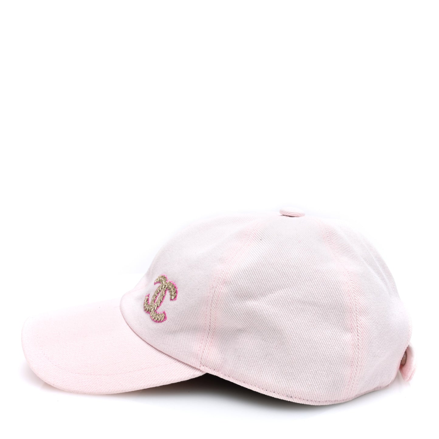 Cotton Sequin CC Cap Hat Light Pink