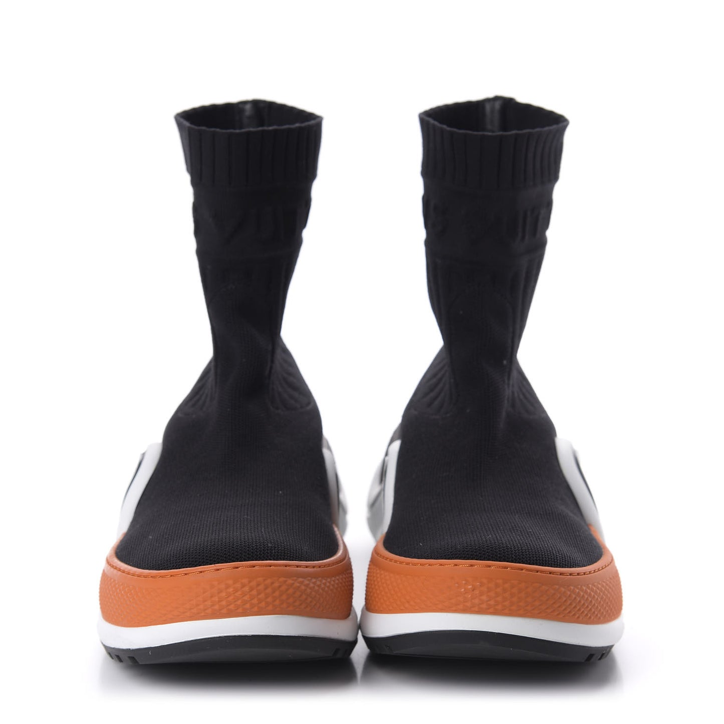 Stretch Textile LV Archlight Sneaker Boots 39 Black Orange