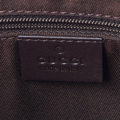 Gucci GG Plus Monogram Medium Flat Messenger Bag Dark Brown 9 of 10