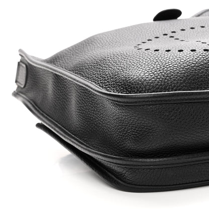 Hermes Taurillon Clemence Evelyne III PM Black 9 of 10