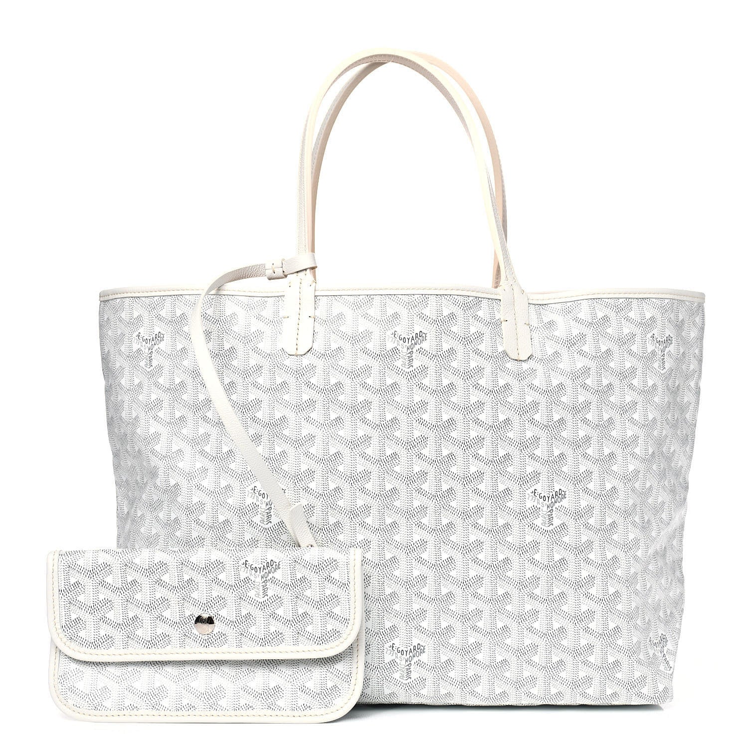 Goyard Goyardine Saint Louis PM White 1 of 4