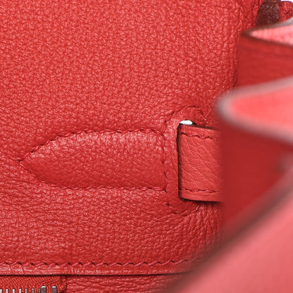 Hermes Taurillon Clemence Birkin 35 Bougainvillea 17 of 33