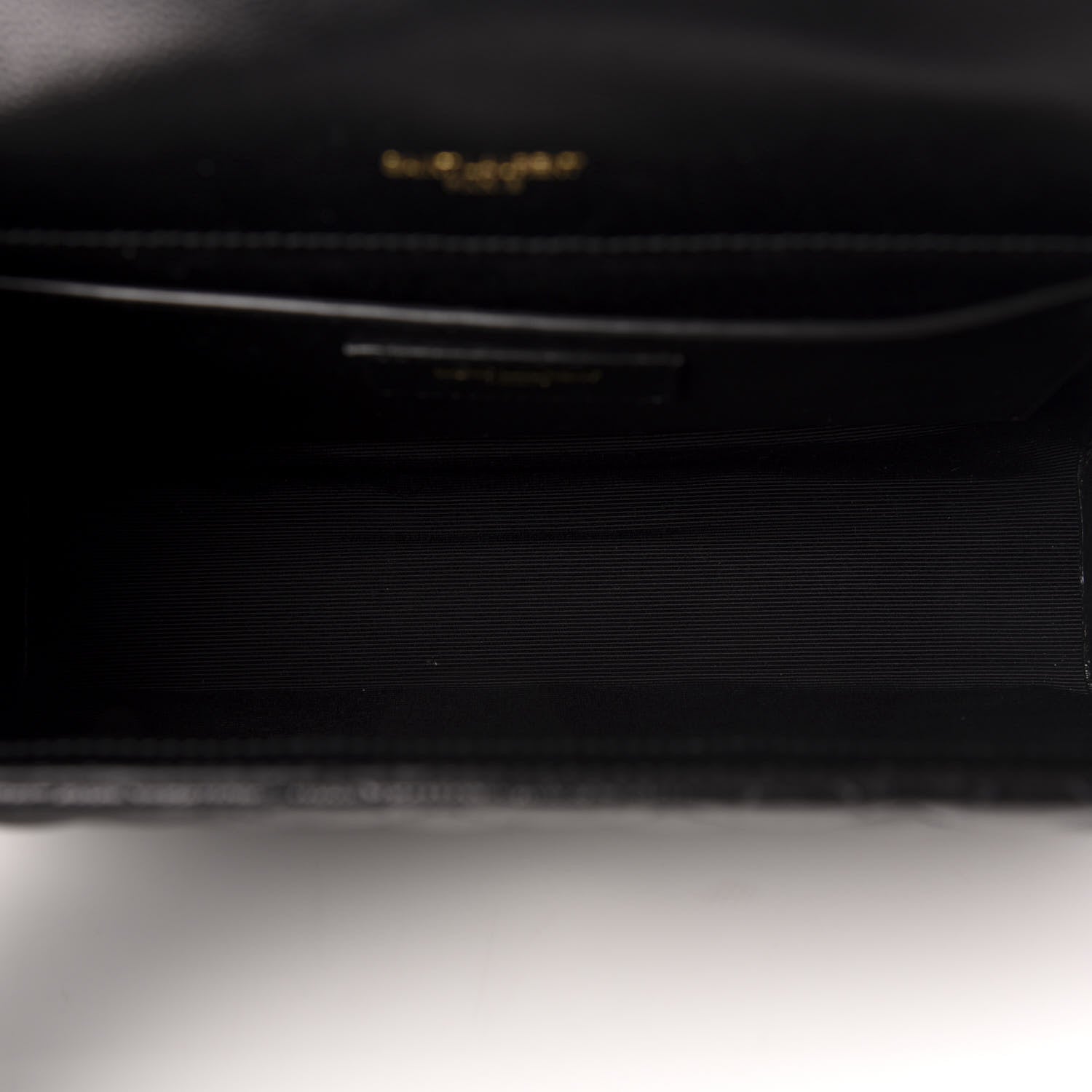 Saint Laurent Grain De Poudre Textured Mixed Matelasse Triquilt Medium Monogram Satchel Black 5 of 10