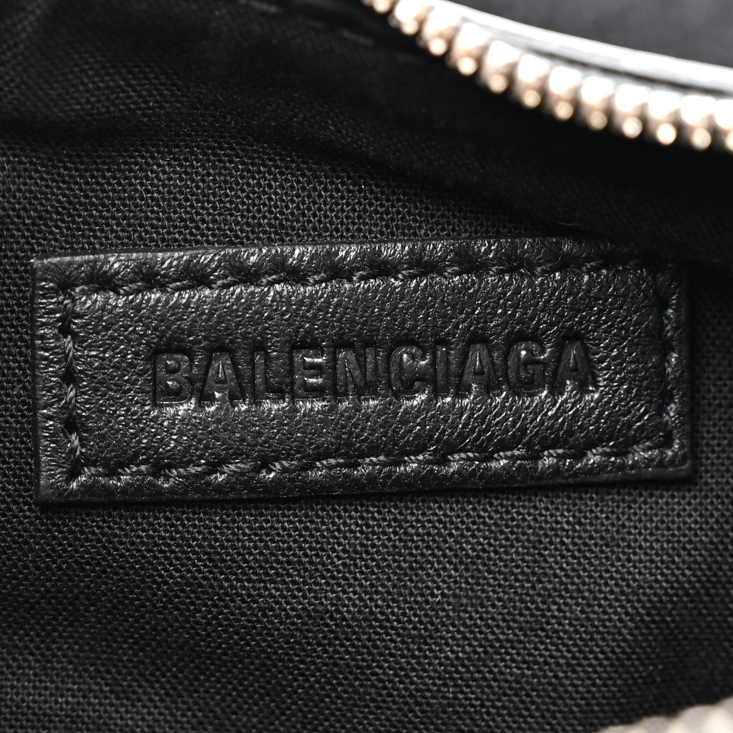 Balenciaga Agneau Arena Lunar New Year Graffiti Logo Le Cagole Shoulder Bag XS Black 7 of 11