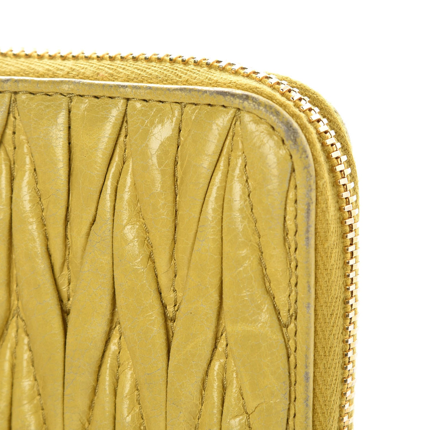 Miu Miu Nappa Matelasse Lux Coin Purse Ananas 8 of 10