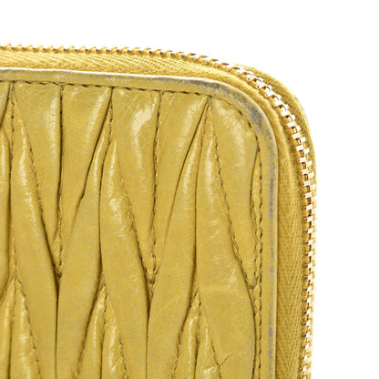 Miu Miu Nappa Matelasse Lux Coin Purse Ananas 8 of 10