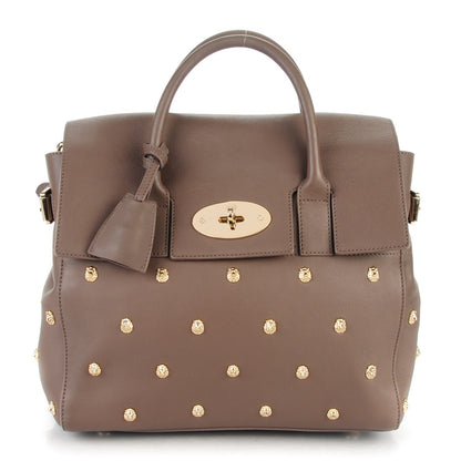 Mulberry Calfskin Studded Medium Cara Delevingne Convertible Satchel Taupe 1 of 7
