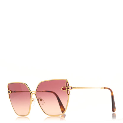 Louis Vuitton Metal Petal Sunglasses Z1628U Gradient Pink Monogram 1 of 8
